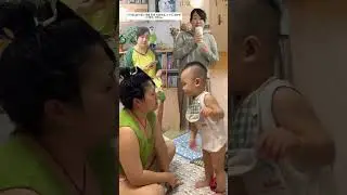 The baby and mom are play-fighting so hard&mdash;neither will back down, haha!
