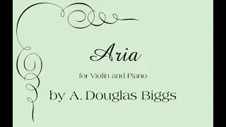 Aria for Violin and Piano