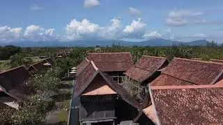 Land of a lost Architecture (Terrapuri Heritage Resort) - Drone Background Footage