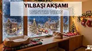 Yılbaşı ve Kış Müziği ❄️ Cozy Christmas Window🎄 Relaxing Lofi & Jazz for Holidays #studywithme #yks