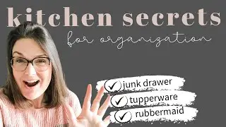 Organization Secrets EXPOSED | 2 Ways to Reduce Stress in the Kitchen