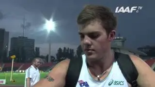 WYC Donetsk 2013 - Matthew DENNY AUS - Discus Throw Boys Final - GOLD