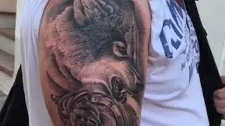 Atomic-Tattoo Baden-Baden  Wolf Cover up von Chris!