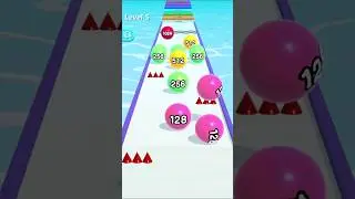 Ball Run 2048 #5 - Merge Number #shorts #games #viral