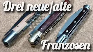 Three new/old French knives - Laguiole, Tonneau and St. Martin - with a long tradition