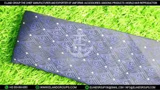 Masonic Tie with Square Compass with G Blue, Masonic Silk Tie with Square & Compass Symbol