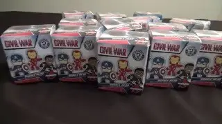 Walgreens Excluisve Captain America Civil War Funko Mystery Minis Unboxing 13 Blind Boxes