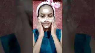 FACIAL AT HOME || For Glowing & Brightening Skin || #shorts #facialathome