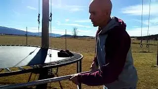 DIY Chain link top rail bender, for low cost professional greenhouse