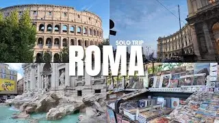 solo trip en roma!! | vlog