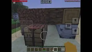 Play Minecraft part two I made a new world and made a house