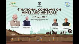 LIVE 📡: Union Minister Pralhad Joshi Inaugurating 6th National Conclave on Mines and Minerals 2022
