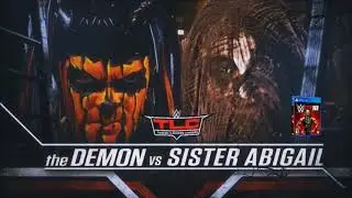 WWE TLC 2017: The Demon vs. Sister Abigail - Official Match Card