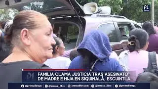 Familia clama justicia tras el asesinato de madre e hija en Siquinalá, Escuintla