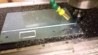 MegaDrum front panel CNC machining