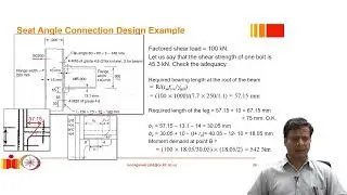 Design of seated angle connections