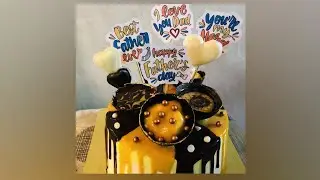 Father's Day Cake| Butterscotch Chocolate Cake