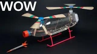 Как сделать вертолет CH 47 Chinook 🚁Сделай сам двигатель постоянного тока &mdash; простое руководство