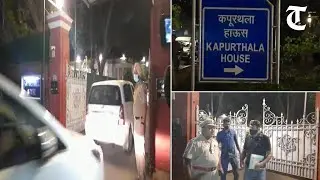 Punjab CM Charanjit Singh Channi arrives at Kapurthala house in New Delhi