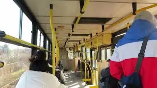 Przejazd Konstalem 105Na #492+#493 19 Stroszek Zajezdnia - Bytom Plac Sikorskiego