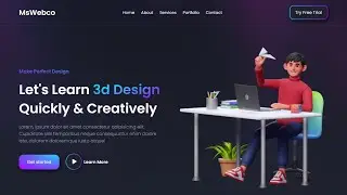 How to make a website using Html and CSS only | MsWebco