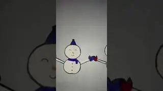 diy snowman hanging 😍