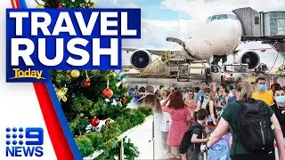 Christmas travel fears as millions set to flood Aussie airports | 9 News Australia