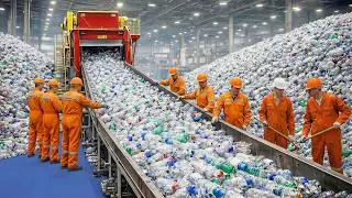 Inside a High-Tech Plastic Recycling Factory | From Waste to Luxury Fabric (Full Process)