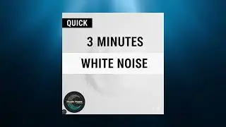 3 Minute White Noise Burst  Instant Focus & Concentration (Pure Static)