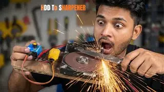 Don't Throw Old Hard Drive! 😱 Make Powerful Knife Sharpener at Home