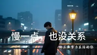 《慢一点，也没关系》慢一点的人，也在努力走向光