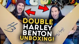 Unboxing TWO, CHEAP Harley Benton Guitars - Feat. Deakon Lekross