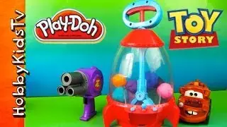 Toy Story ROCKET Claw Surprise Eggs by HobbyKidsTV