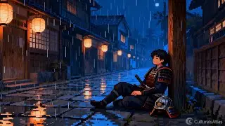 Kyoto Samurai Japan Lofi | Quiet Night Beats for Focus & Calm