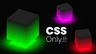 Ambient Light Effects   CSS 3D Glowing Cube Animation Effects 2022