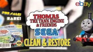Clean/Restore of a Sega CIB Game (Thomas The Tank Engine and Friends Adventure Series RARE)