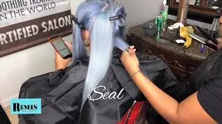 Saving Platinum Hair: Brazilian Blowout Transformation by Remi