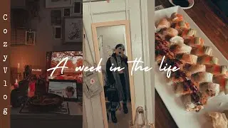 Cozy autumn vlog | what i eat | sushi mukbang | fall foods & coffee | fall outfits | PATRICIA
