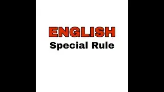 SPECIAL RULE 4 // ENGLISH / AIR DEFENCE ACADEMY