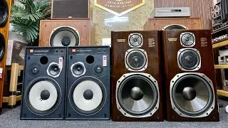 To&agrave;n loa ngon -đẹp z&aacute; tốt JBL -4312B MKII v&agrave; Onkyo -2000X ☎️-037.383.6882