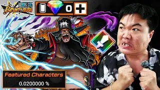 กาชาหนวดดำ2ผลปีศาจ! 0.02% กดจนเพชรหมด! - ONE PIECE Bounty Rush