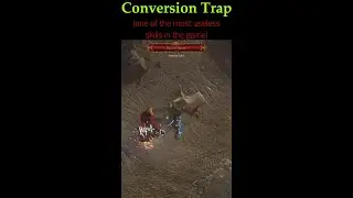 Conversion Trap skill display #shorts - Path of Exile