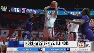 McKenzie scores game high 20 to lead Illinois to season sweep over Northwestern