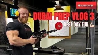 Rest day in Dubai: Shooting range 🎯 