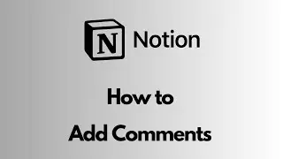 Notion - How to Add Comments