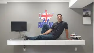 This is my take on the ultimate floating desk