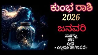 ♒ಕುಂಭ ರಾಶಿ🏺:ಜನವರಿ 2026🔥ಹೊಸ ದಿಕ್ಕಿನಲ್ಲಿ ಜೀವನ✨ಬದಲಾವಣೆಯ ಆರಂಭ🌠