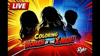 Learning to color 90s X-Men |  Retro style.