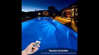 38W IP68 LED Swimming Pool Light Waterproof RGB Underwater DC 12V Pool Light