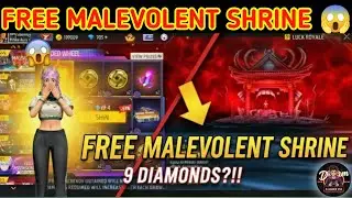 FREE MALEVOLENT SHRINE 😱||FREE FIRE ☠️